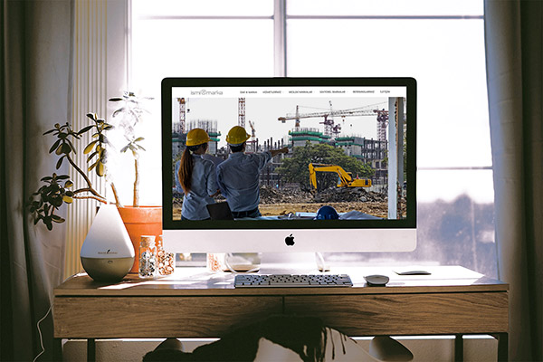 İnşaat firmaları için profesyonel web sitesi